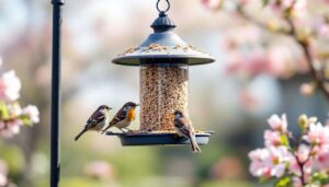 Vogels voeren in maart: na deze datum moet u de voederplek juist opruimen