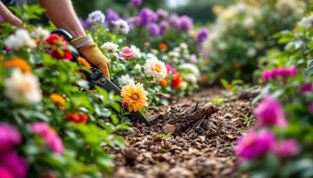 Waarom je snoeihout niet weg moet gooien maar als mulch kunt gebruiken in de border